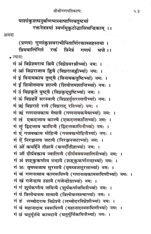 Shri Shriganapatikalpa (NSG 24)